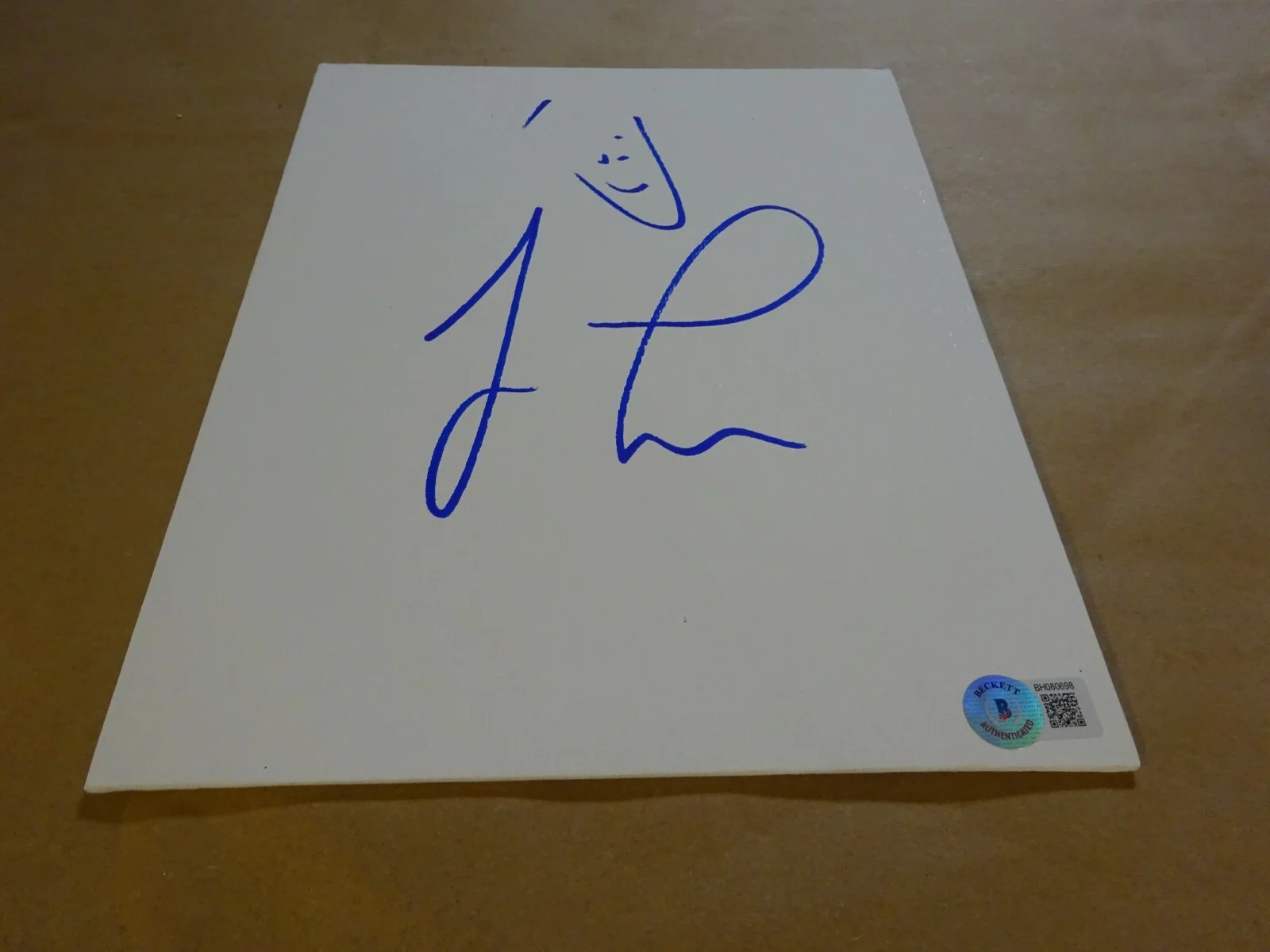 Jay Leno — Signed Jay Leno Autographed 8"x10" Sketch Board The Tonight Show Beckett BAS COA, изображение 2