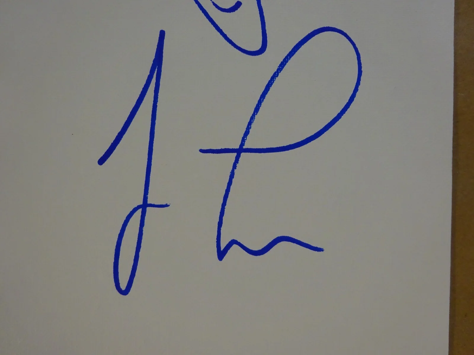 Jay Leno — Signed Jay Leno Autographed 8"x10" Sketch Board The Tonight Show Beckett BAS COA, изображение 3