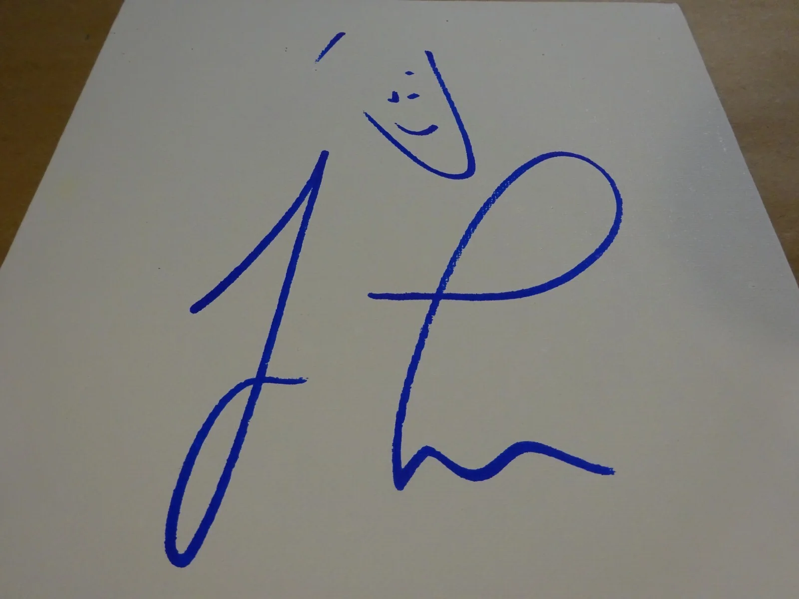 Jay Leno — Signed Jay Leno Autographed 8"x10" Sketch Board The Tonight Show Beckett BAS COA, изображение 4