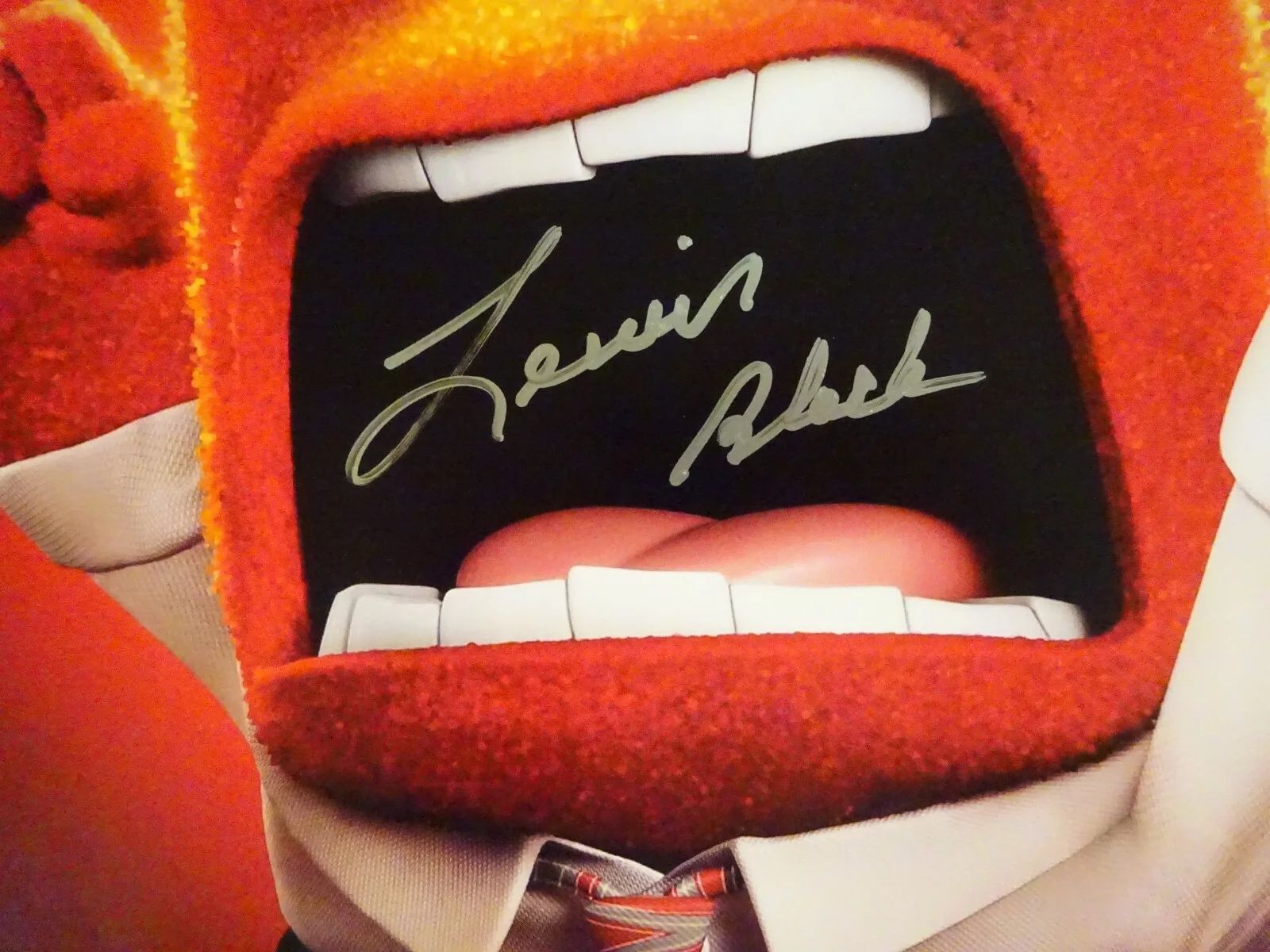 Lewis Black — Signed LEWIS BLACK Autographed INSIDE OUT - ANGER 11"x17" Photo Beckett BAS COA, изображение 3
