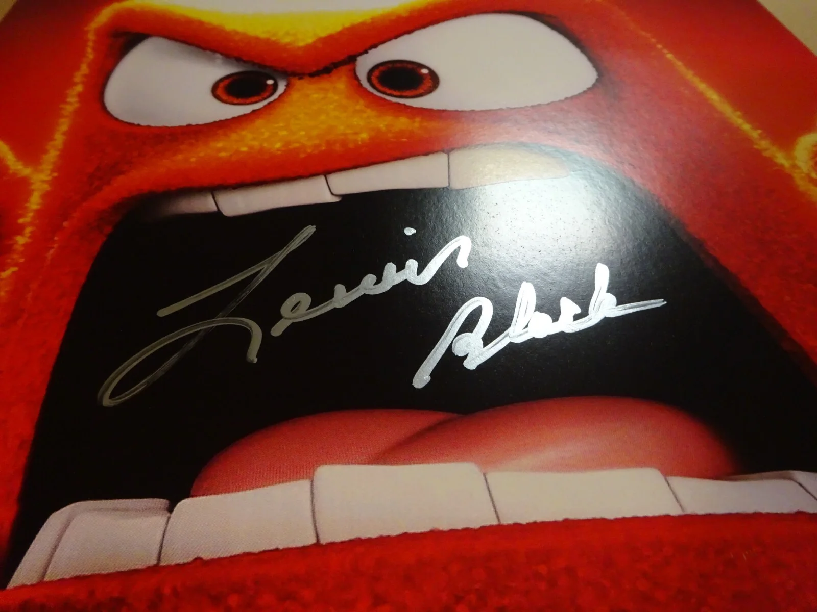 Lewis Black — Signed LEWIS BLACK Autographed INSIDE OUT - ANGER 11"x17" Photo Beckett BAS COA, изображение 4