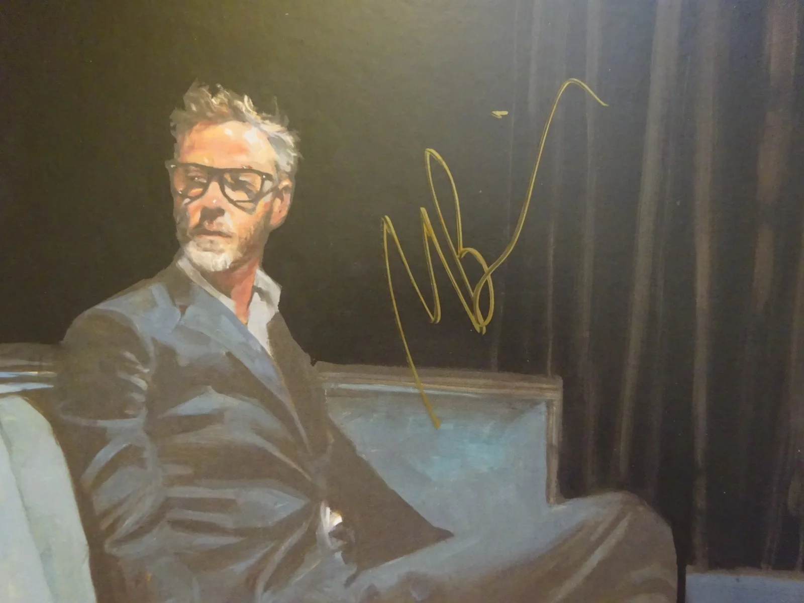 Signed Matt Berninger Autographed Serpentine Prison Album Cover Beckett BAS COA, image 4