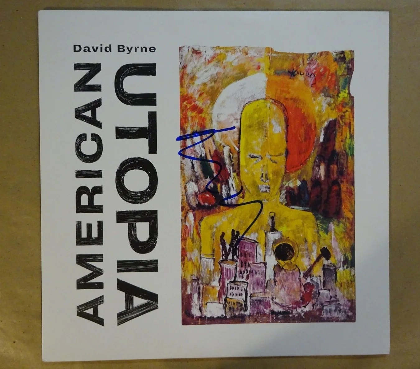 Autographed DAVID BYRNE Signed AMERICAN UTOPIA Vinyl Album BECKETT BAS COA, изображение 2