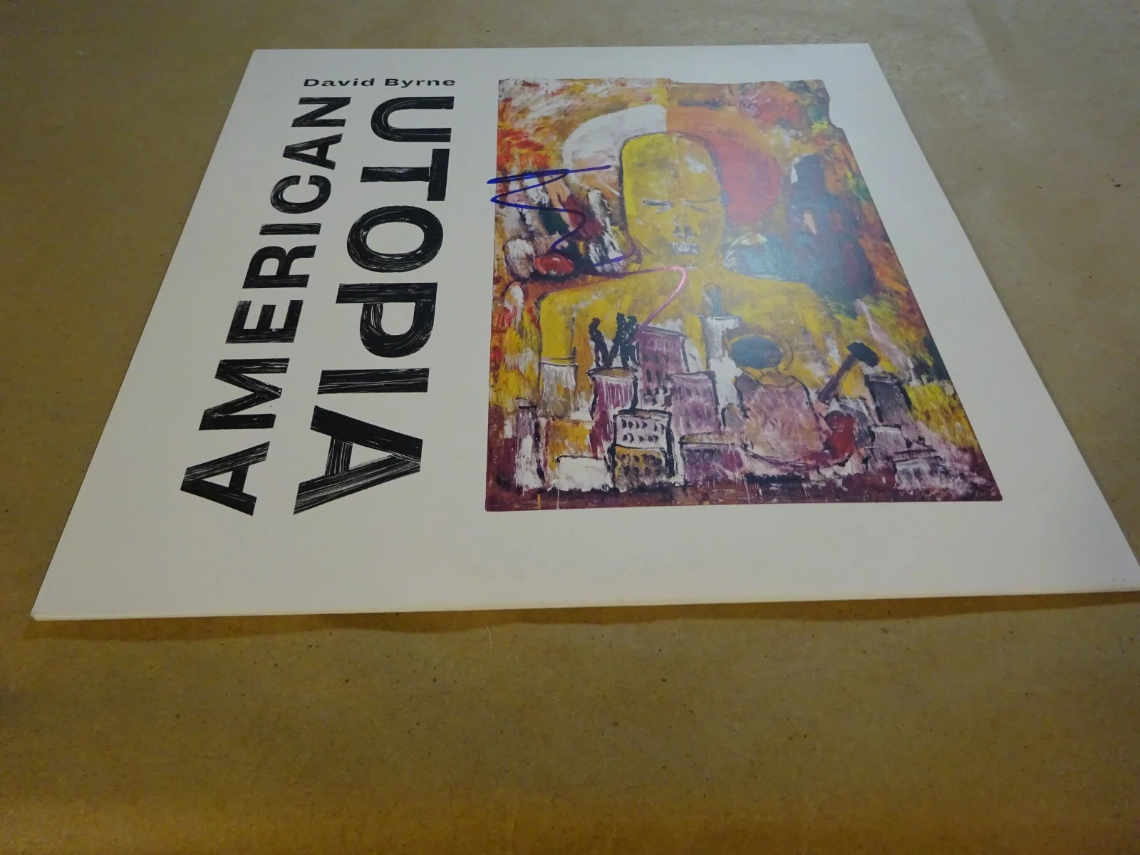 Autographed DAVID BYRNE Signed AMERICAN UTOPIA Vinyl Album BECKETT BAS COA, изображение 4