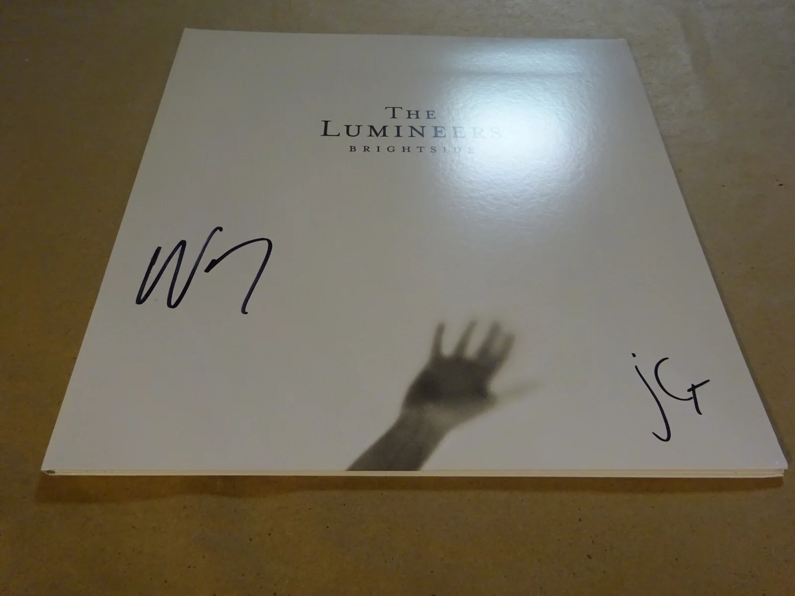 Signed The Lumineers Brightside Cover Wesley Schultz & Jeremiah Fraites BAS COA, image 2