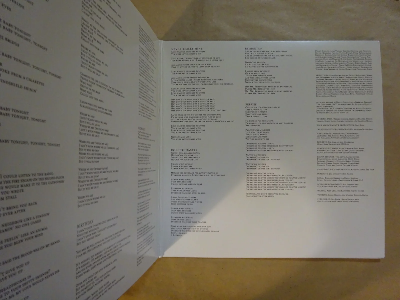 Signed The Lumineers Brightside Cover Wesley Schultz & Jeremiah Fraites BAS COA, image 5