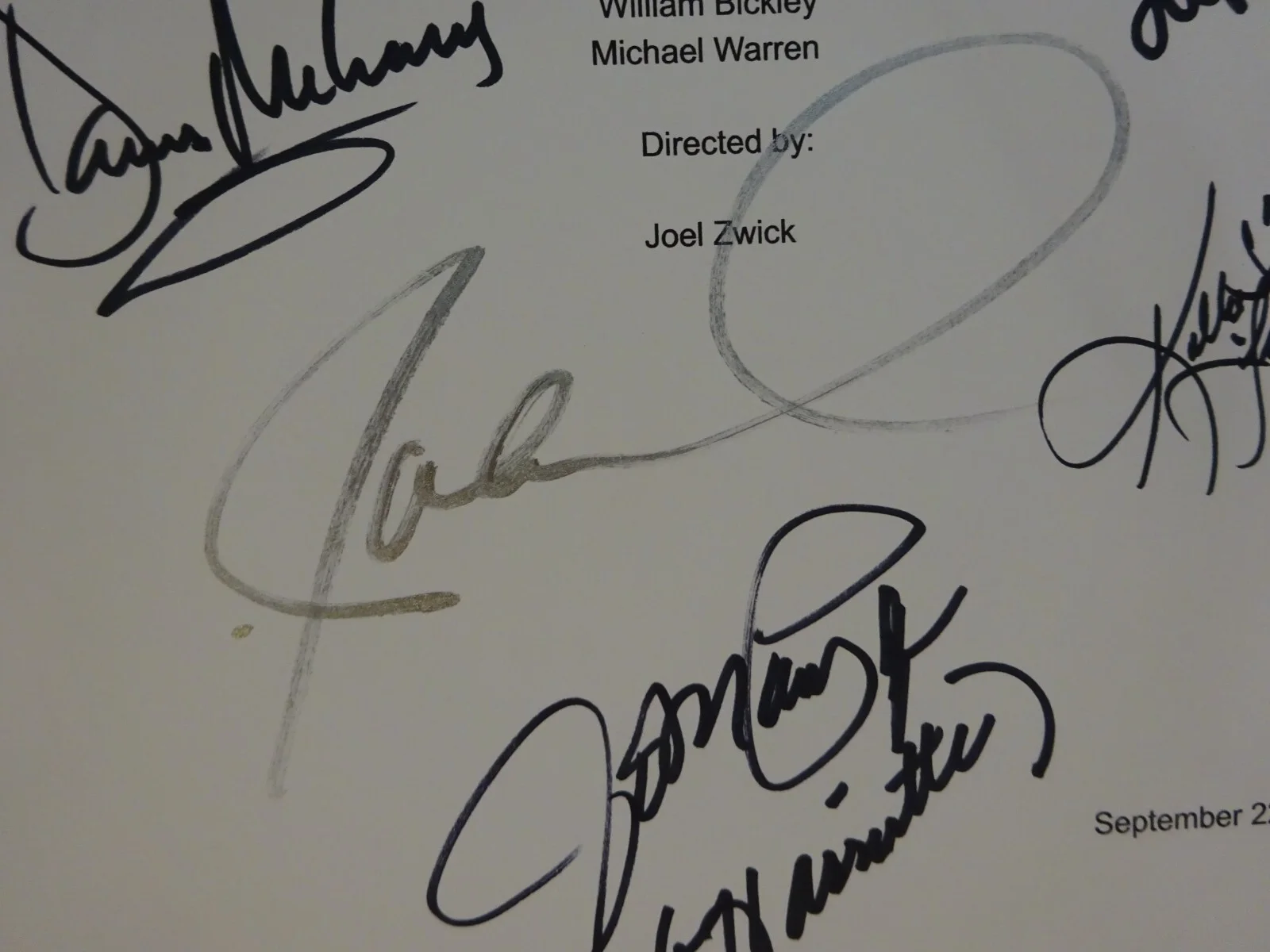 Autographed Family Matters Script Cover Signed By 5 - Beckett BAS COA, image 4