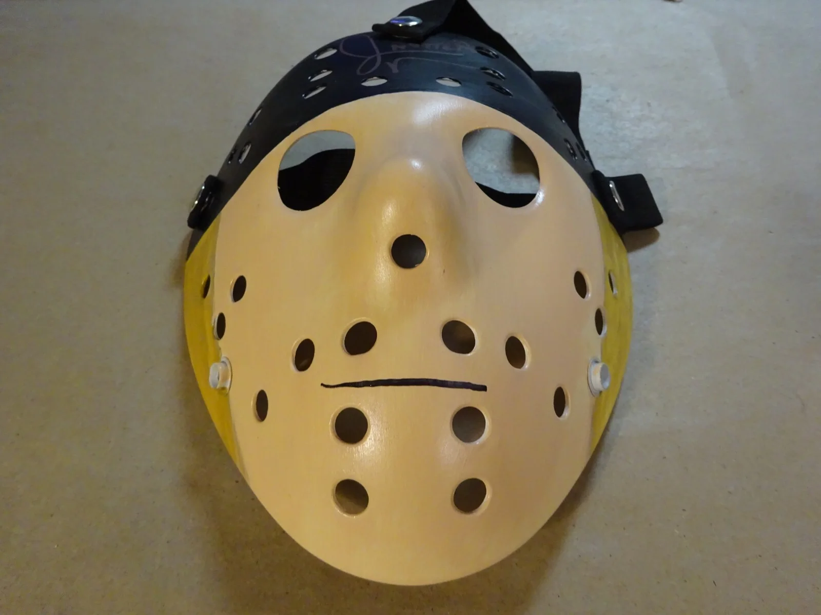 Jason Mewes — Signed Jason Mewes Autographed Painted Hockey Mask Beckett BAS COA, изображение 2