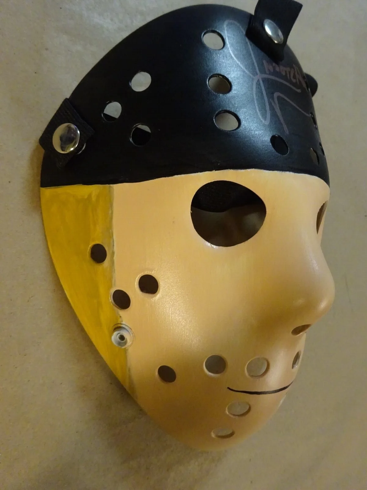 Jason Mewes — Signed Jason Mewes Autographed Painted Hockey Mask Beckett BAS COA, изображение 4