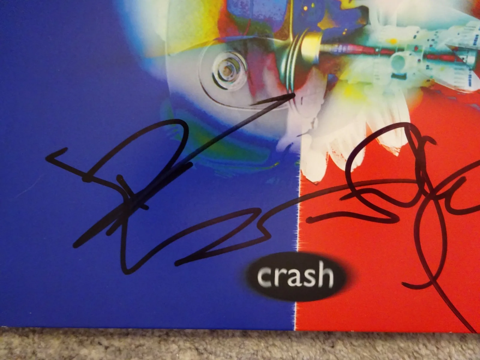 Signed Dave Matthews & Stefan Lessard Autographed Crash DMB Album Beckett COA, image 4
