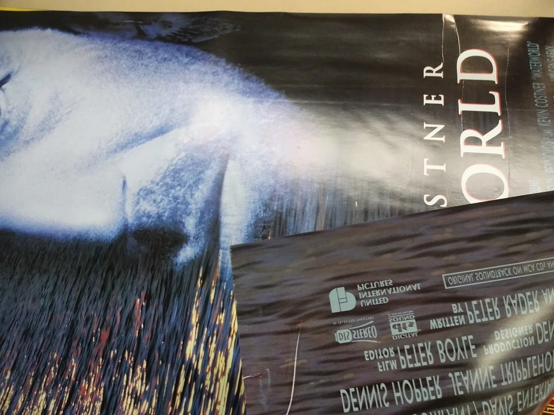Waterworld Original 1995 Double Sided Movie Poster Mint 40" x 27" Kevin Costner, изображение 2