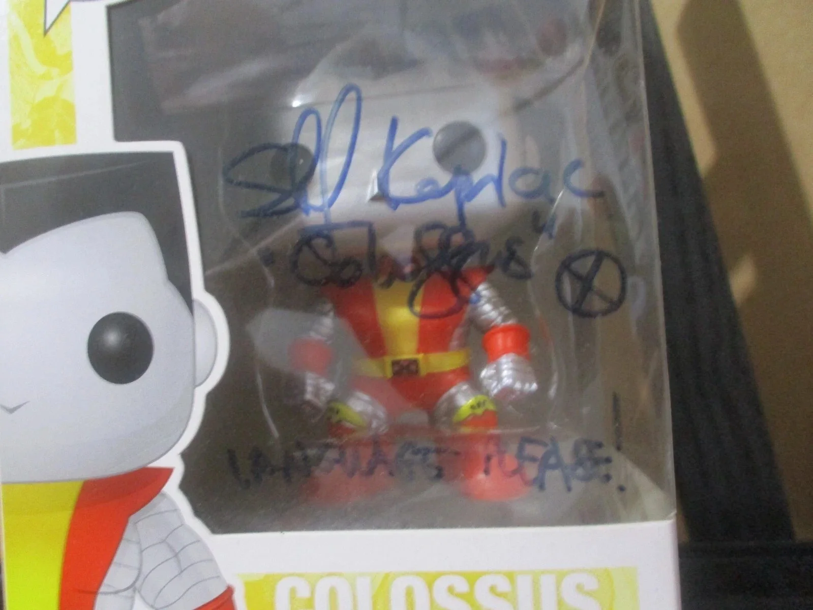 STEFAN KAPICIC — STEFAN KAPICIC (MARVEL COLOSSUS DEADPOOL) SIGNED/AUTOGRAPHED FUNKO POP #60-JSA, image 2