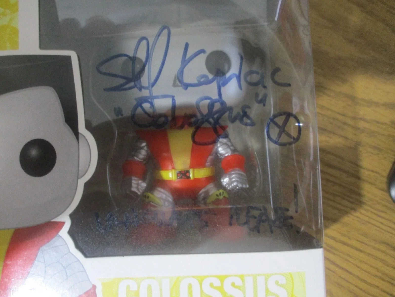 STEFAN KAPICIC — STEFAN KAPICIC (MARVEL COLOSSUS DEADPOOL) SIGNED/AUTOGRAPHED FUNKO POP #60-JSA, image 3