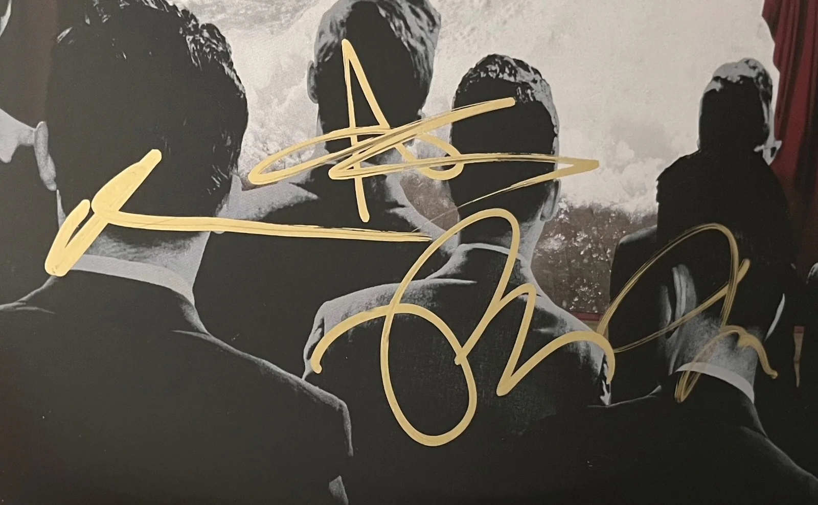 FALL OUT BOY X4 PETE WENTZ SIGNED FROM UNDER THE CORK TREE RECORD PROOF JSA COA, image 4