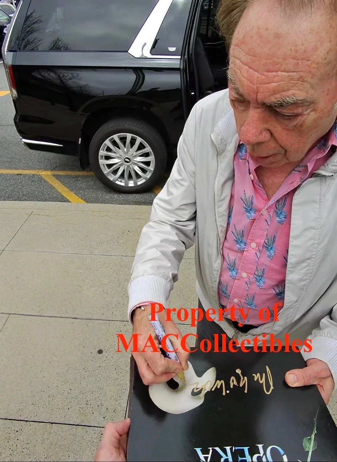ANDREW LLOYD WEBBER SIGNED PHANTOM OF THE OPERA VINYL RECORD EXACT PROOF + JSA, image 5