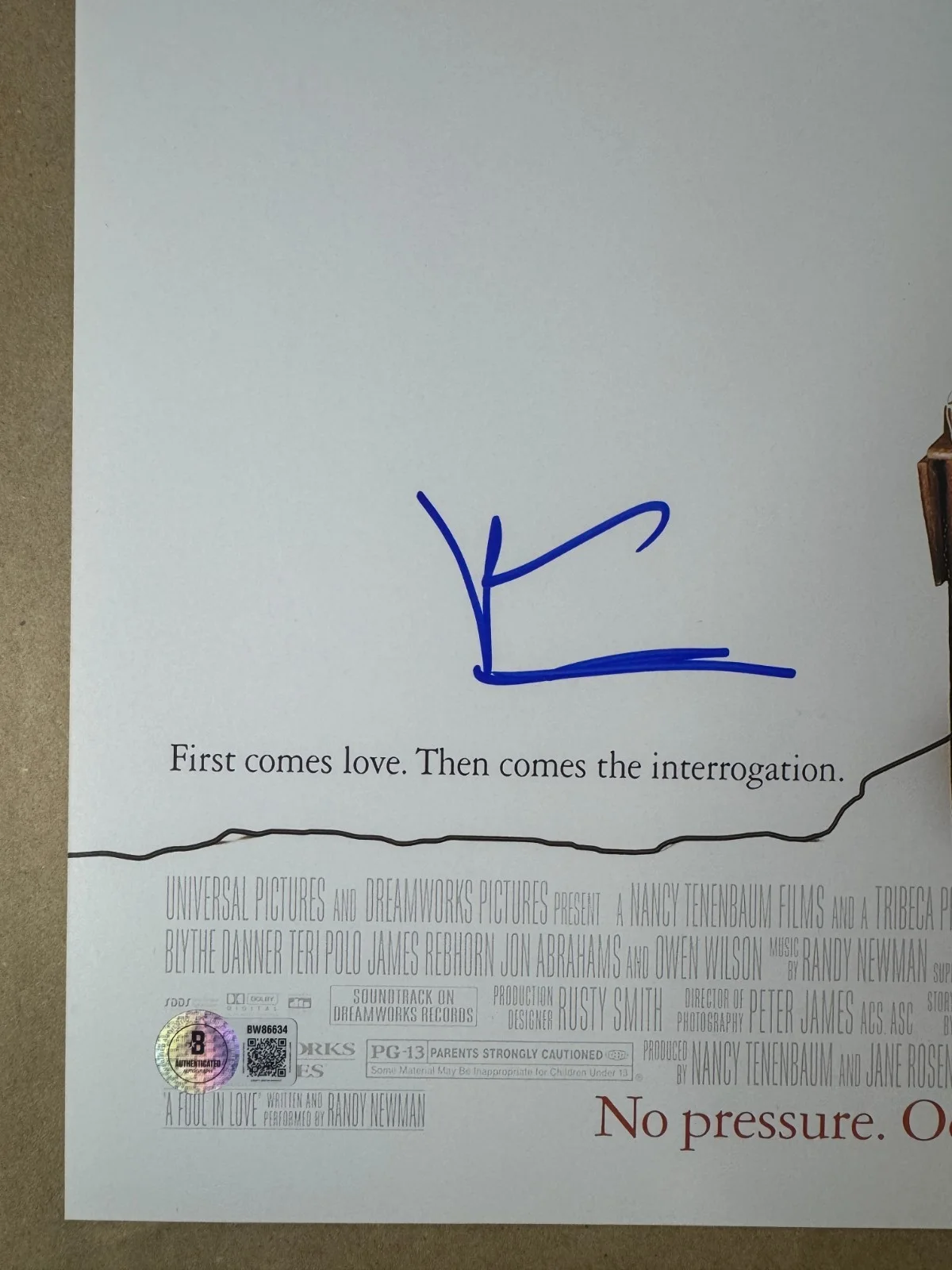 Ben Stiller — Signed Ben Stiller Autographed Meet The Parents 12”x18” Photo Beckett BAS COA, image 3