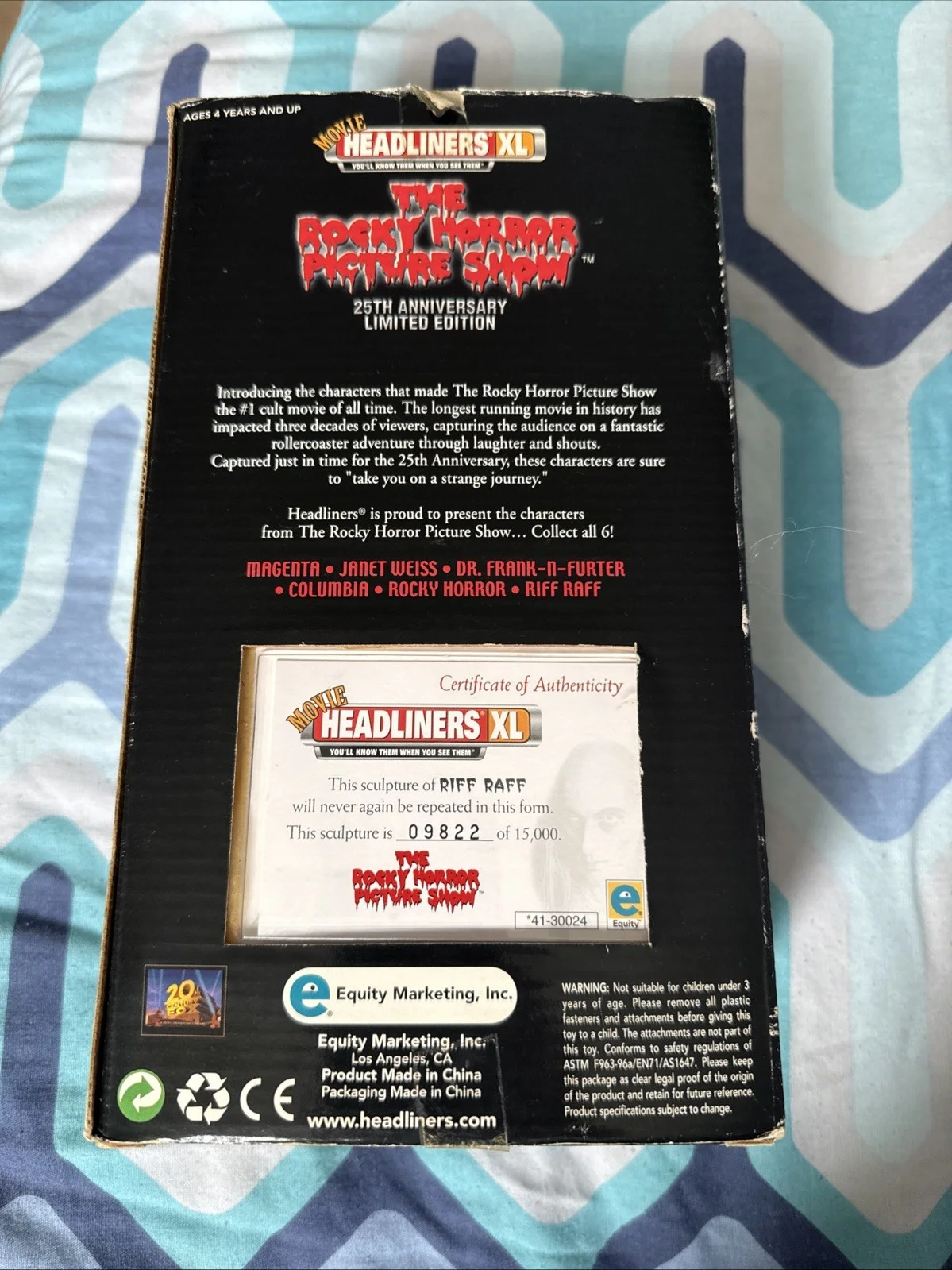 The Rocky Horror Picture Show RIFF RAFF Movie Headliners XL Figurines (1999), изображение 3