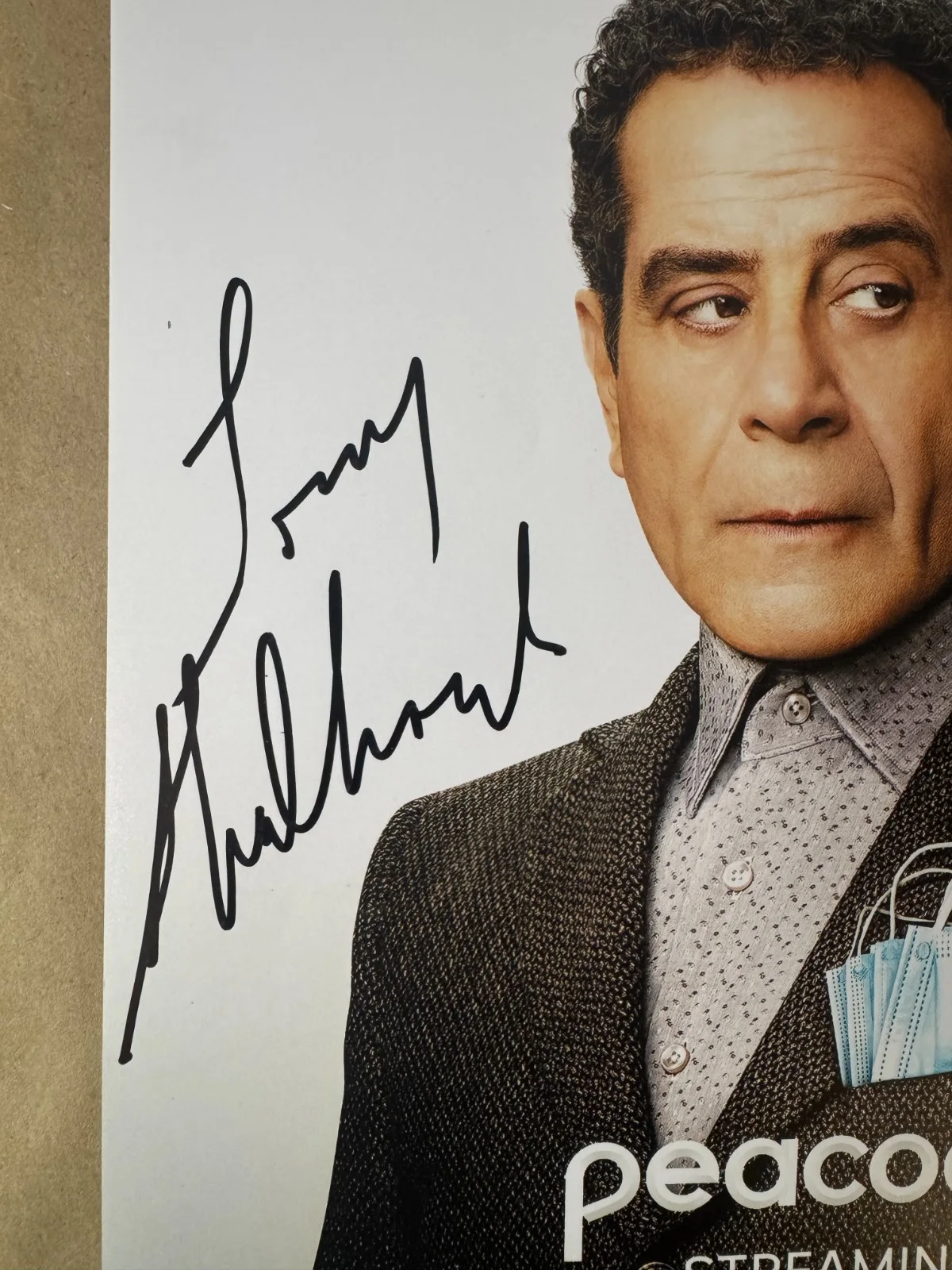 Tony Shalhoub — Signed Tony Shalhoub Autographed A Monk Movie 11"x17" Photo Beckett BAS COA, изображение 3