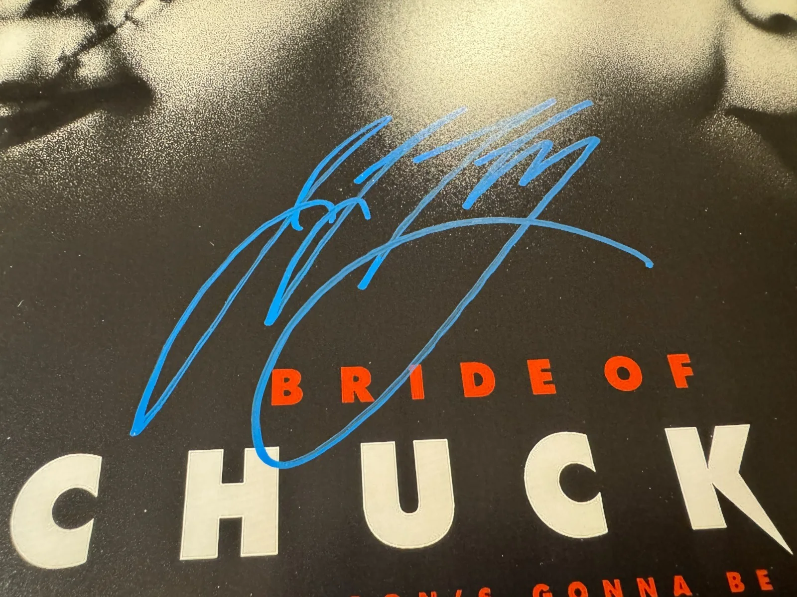 Jennifer Tilly — Signed Jennifer Tilly Autographed Bride of Chucky 11”x17” Photo Beckett BAS COA, изображение 4