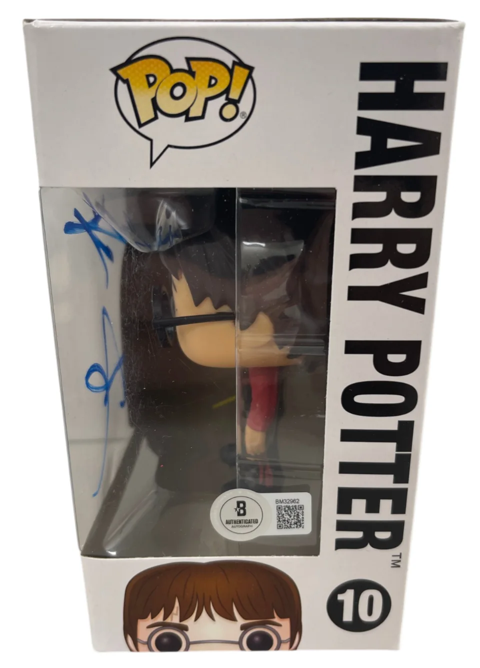 DANIEL RADCLIFFE — Daniel Radcliffe Signed Harry Potter Funko Authentic Autograph Beckett G2U, image 3