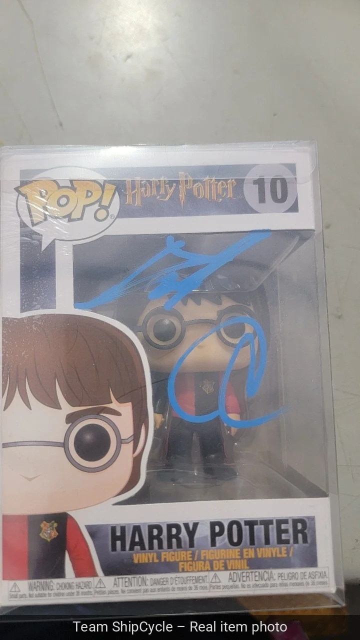 DANIEL RADCLIFFE — Daniel Radcliffe Signed Harry Potter Funko Authentic Autograph Beckett G2U, image 5
