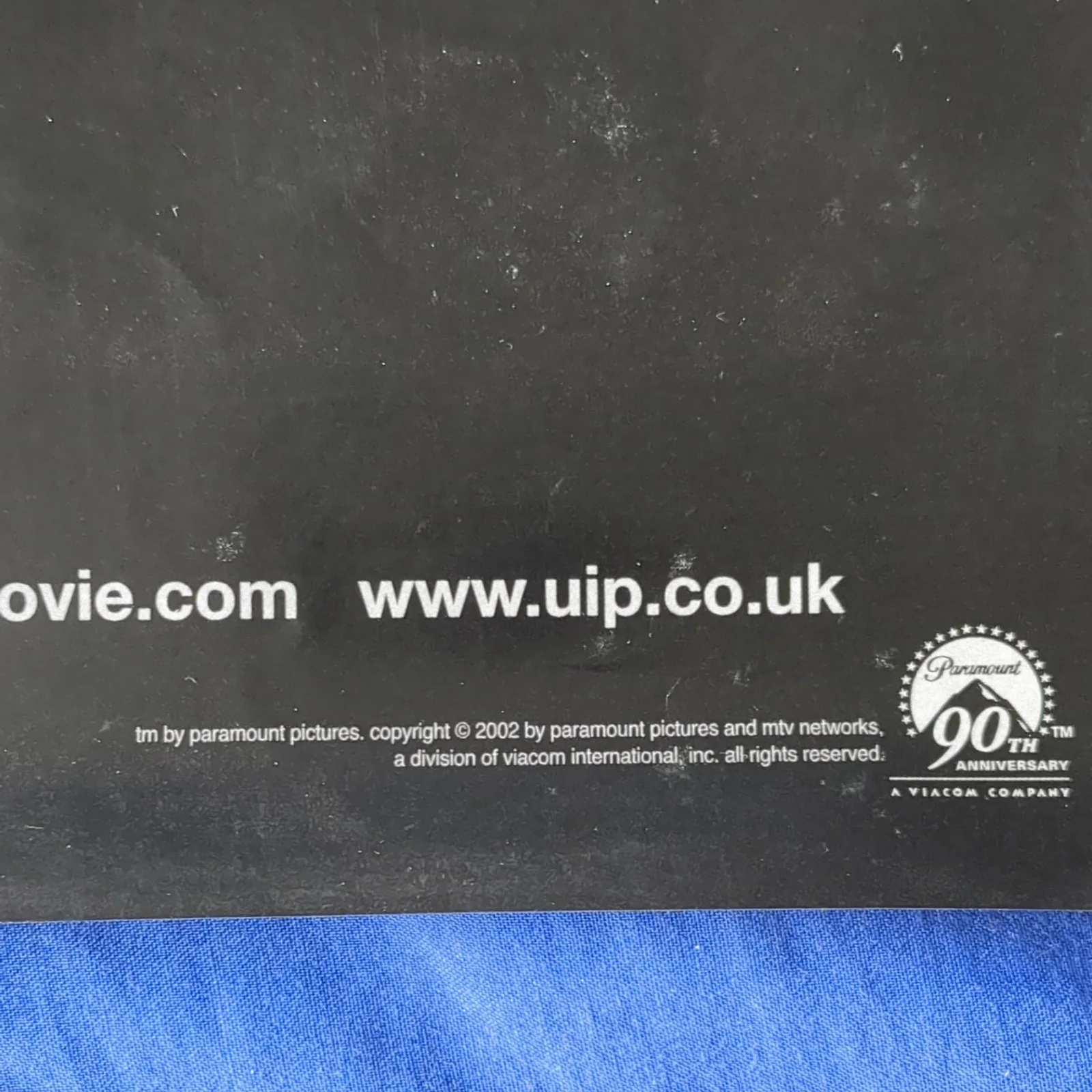 ORIGINAL Jackass The Movie 2002 16" x 12" UK MINI QUAD CINEMA MOVIE POSTER, изображение 3
