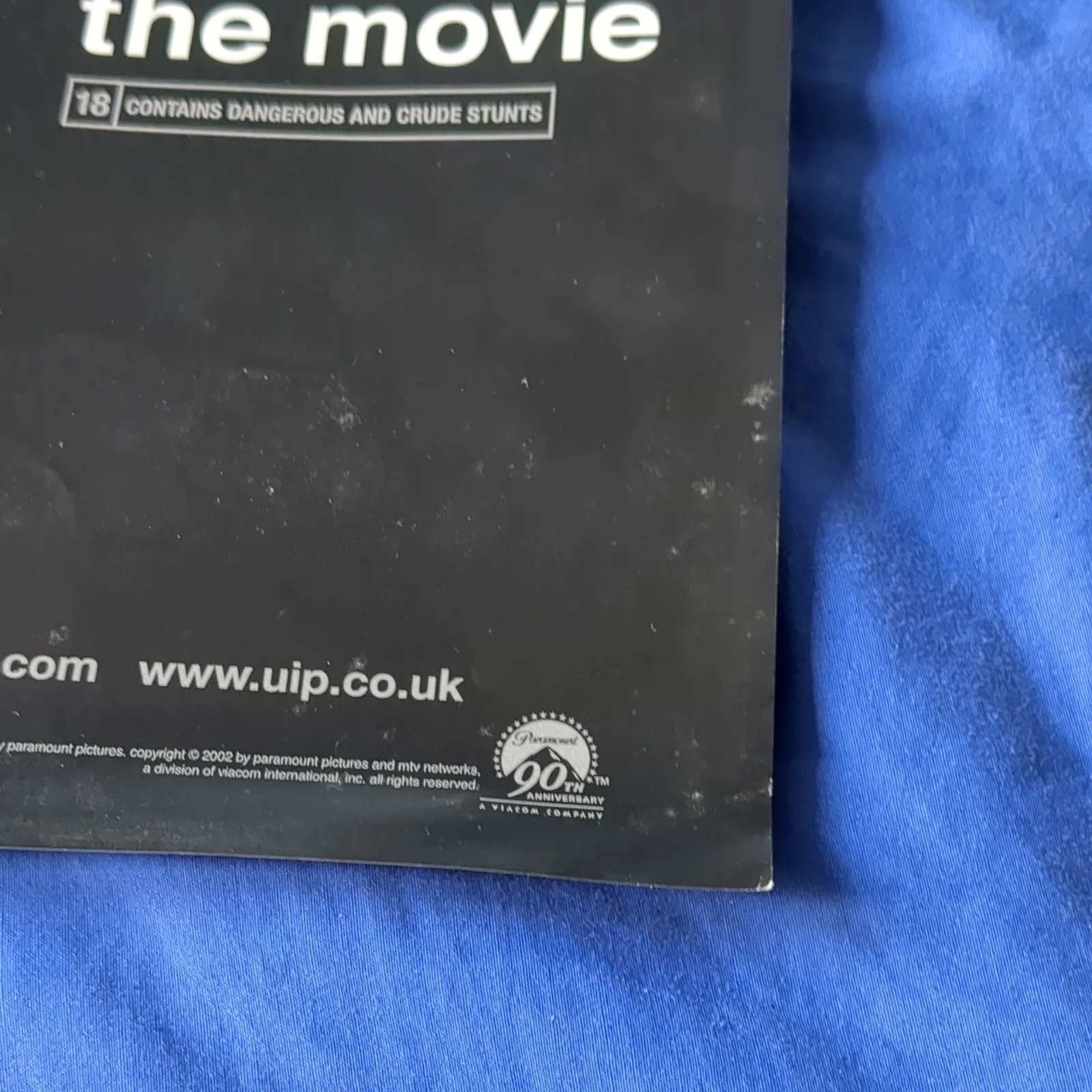 ORIGINAL Jackass The Movie 2002 16" x 12" UK MINI QUAD CINEMA MOVIE POSTER, изображение 4