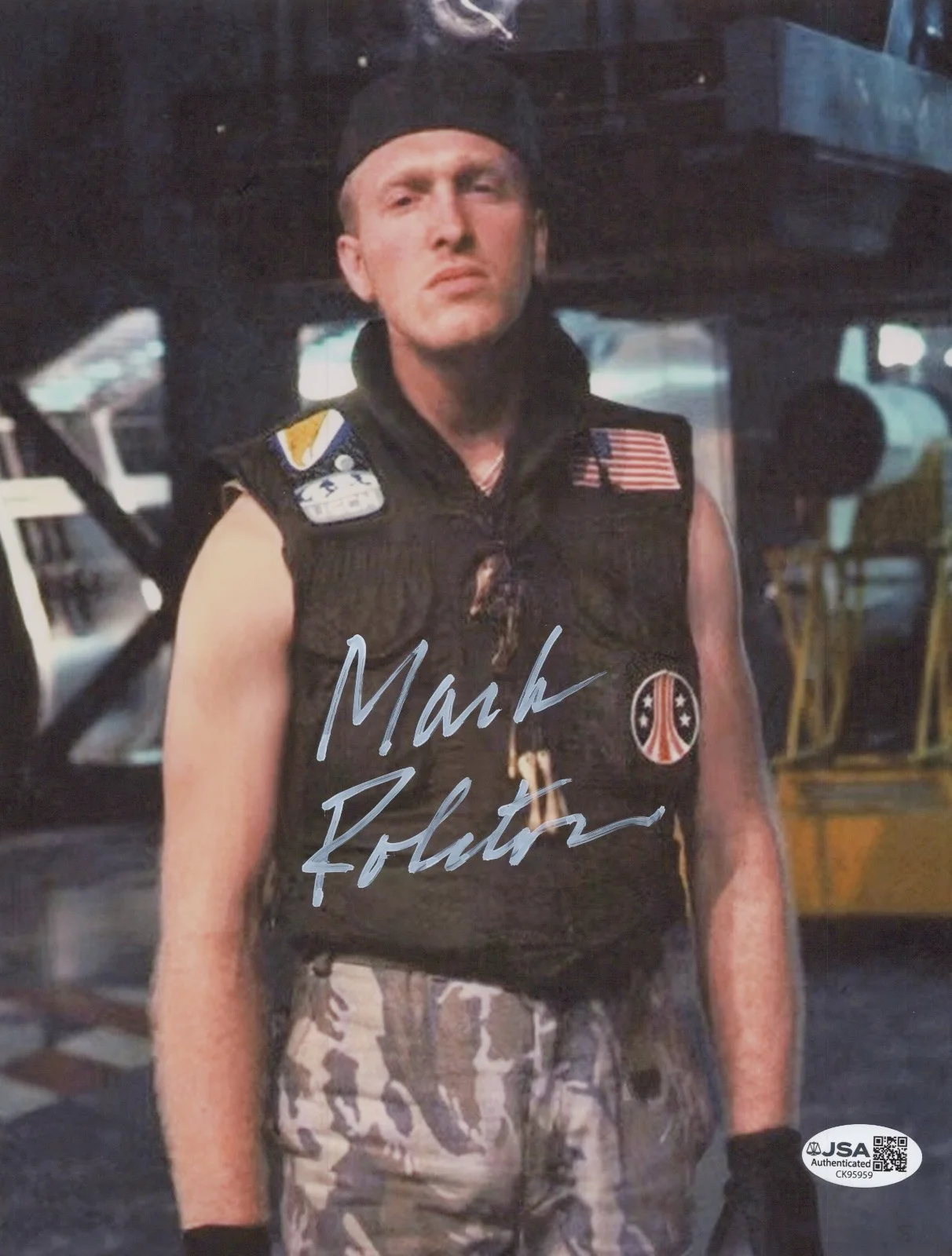 MARK ROLSTON — MARK ROLSTON Signed ALIENS 8x10 Photo PRIVATE DRAKE AUTHENTIC JSA COA Cert