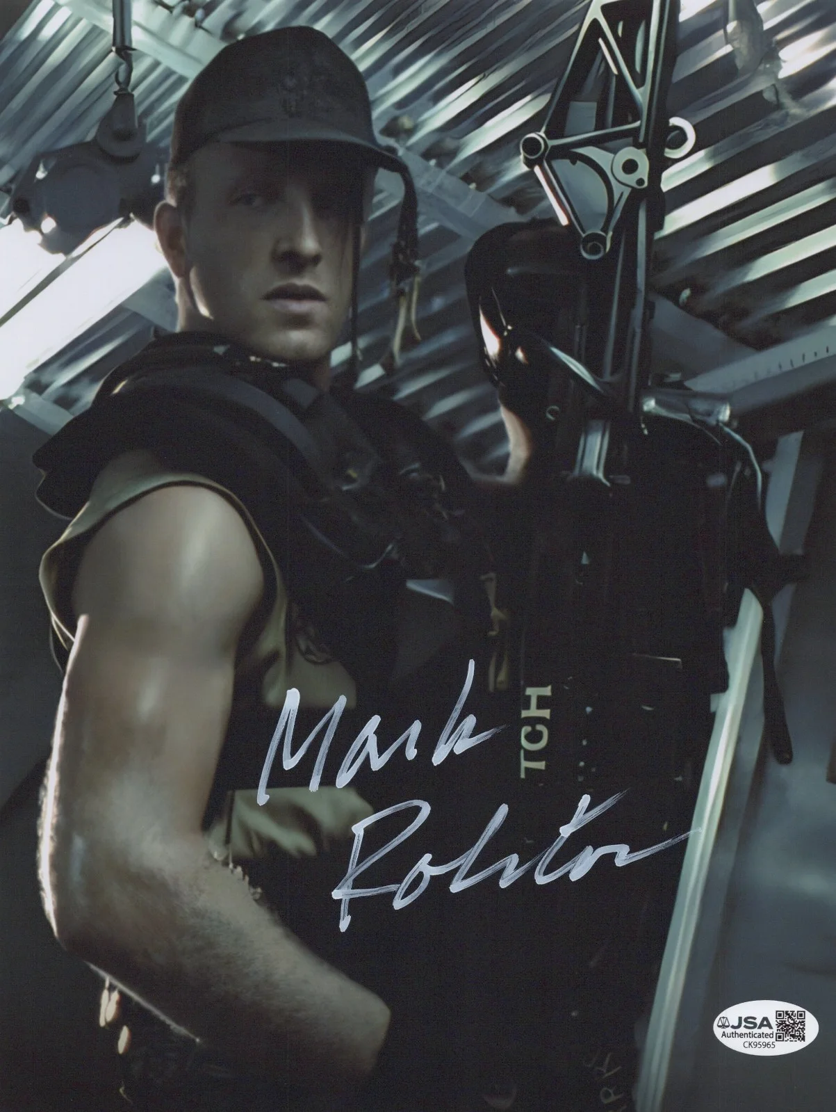 MARK ROLSTON — MARK ROLSTON Signed ALIENS 8x10 Photo PRIVATE DRAKE AUTHENTIC JSA COA Cert