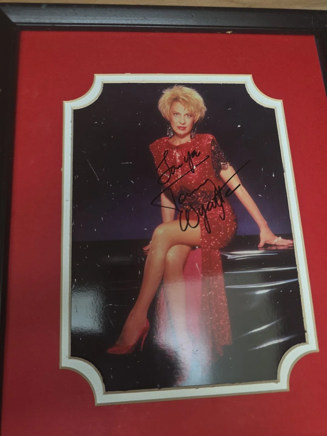 Tammy Wynette Autographed Framed Photo, image 2