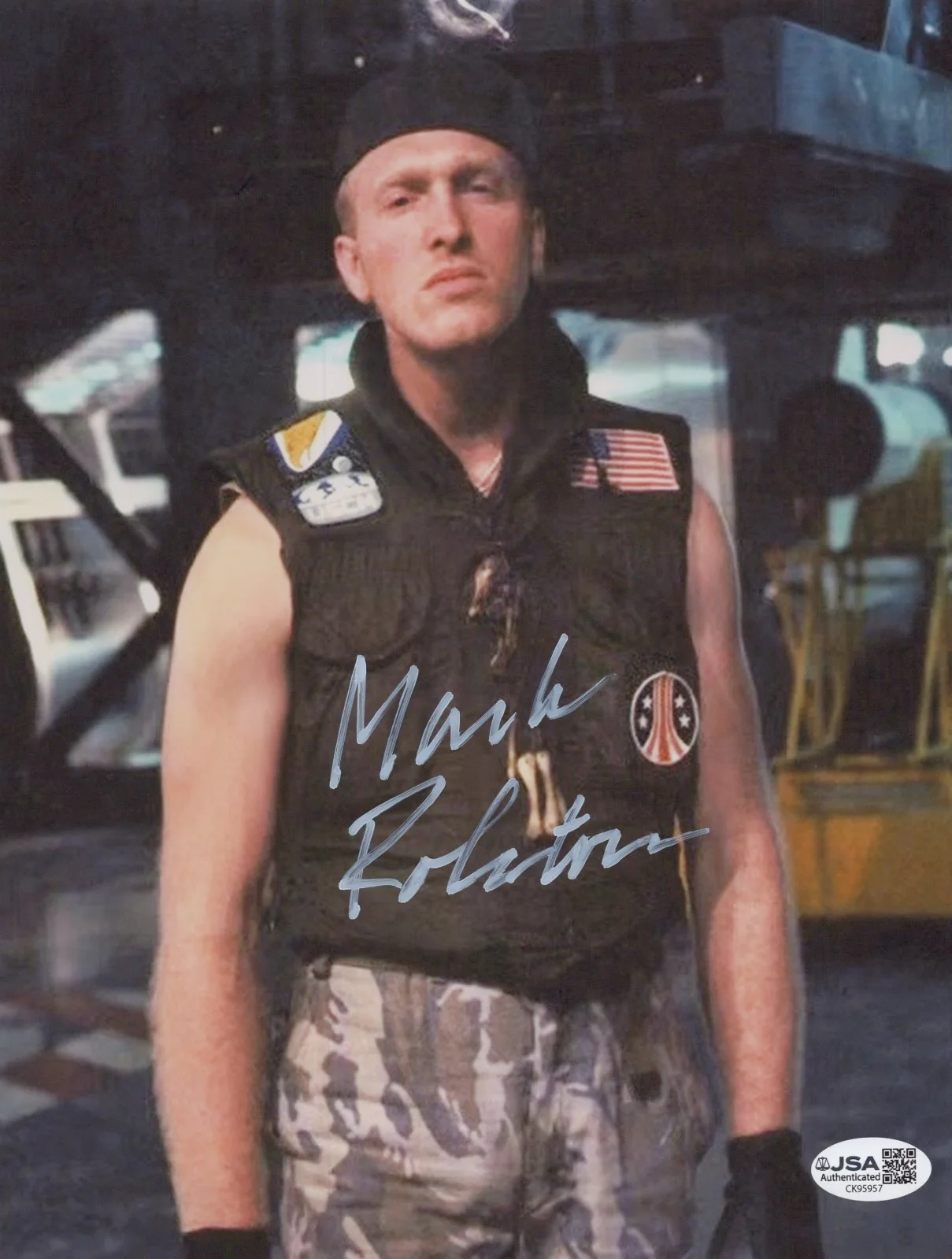 MARK ROLSTON — MARK ROLSTON Signed ALIENS 8x10 Photo PRIVATE DRAKE AUTHENTIC JSA COA Cert