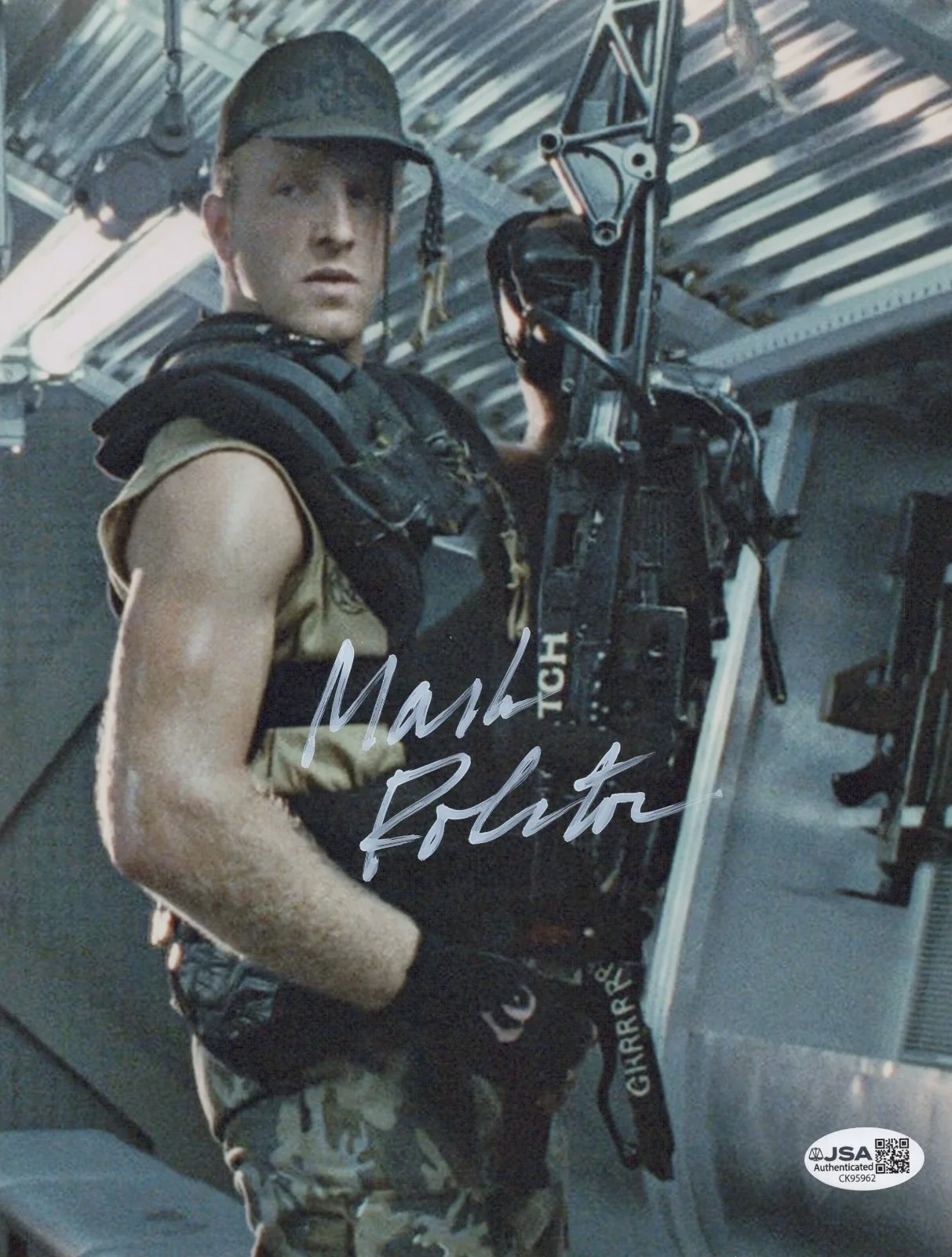 MARK ROLSTON — MARK ROLSTON Signed ALIENS 8x10 Photo PRIVATE DRAKE AUTHENTIC JSA COA Cert