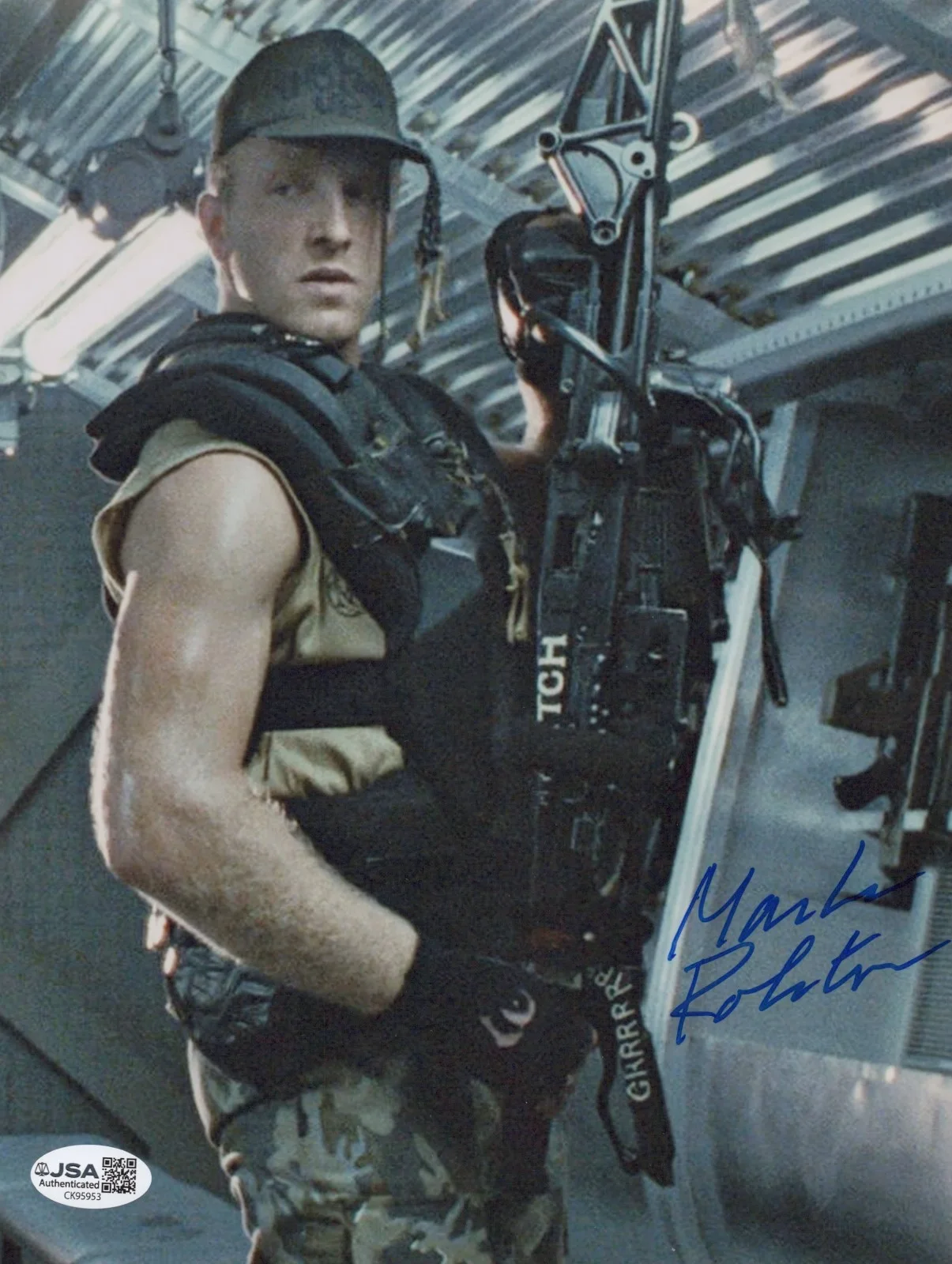 MARK ROLSTON — MARK ROLSTON Signed ALIENS 8x10 Photo PRIVATE DRAKE AUTHENTIC JSA COA Cert