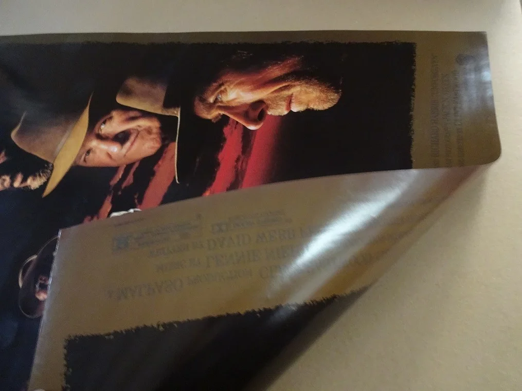 Unforgiven Original 1992 Double Sided Movie Poster Mint 40" x 27" Clint Eastwood, изображение 2