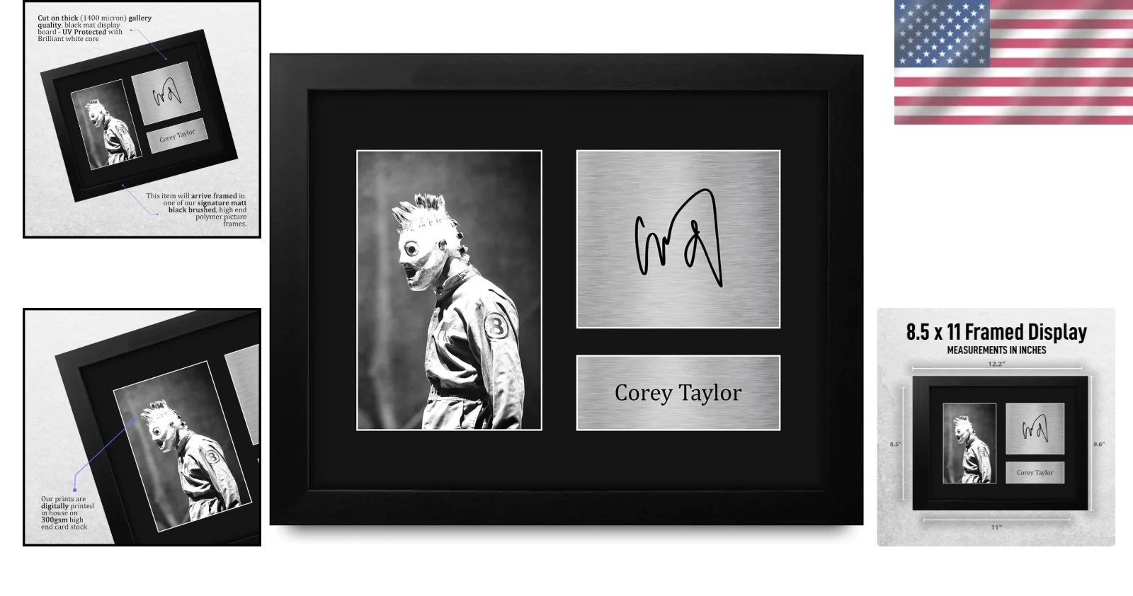Corey Taylor Signed Autograph Picture - Music Memorabilia`, image 2