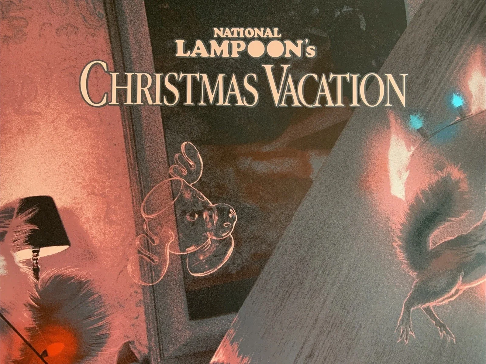 National Lampoons Christmas Location Bottle Neck Gallery Rare Variant 36x24, image 4