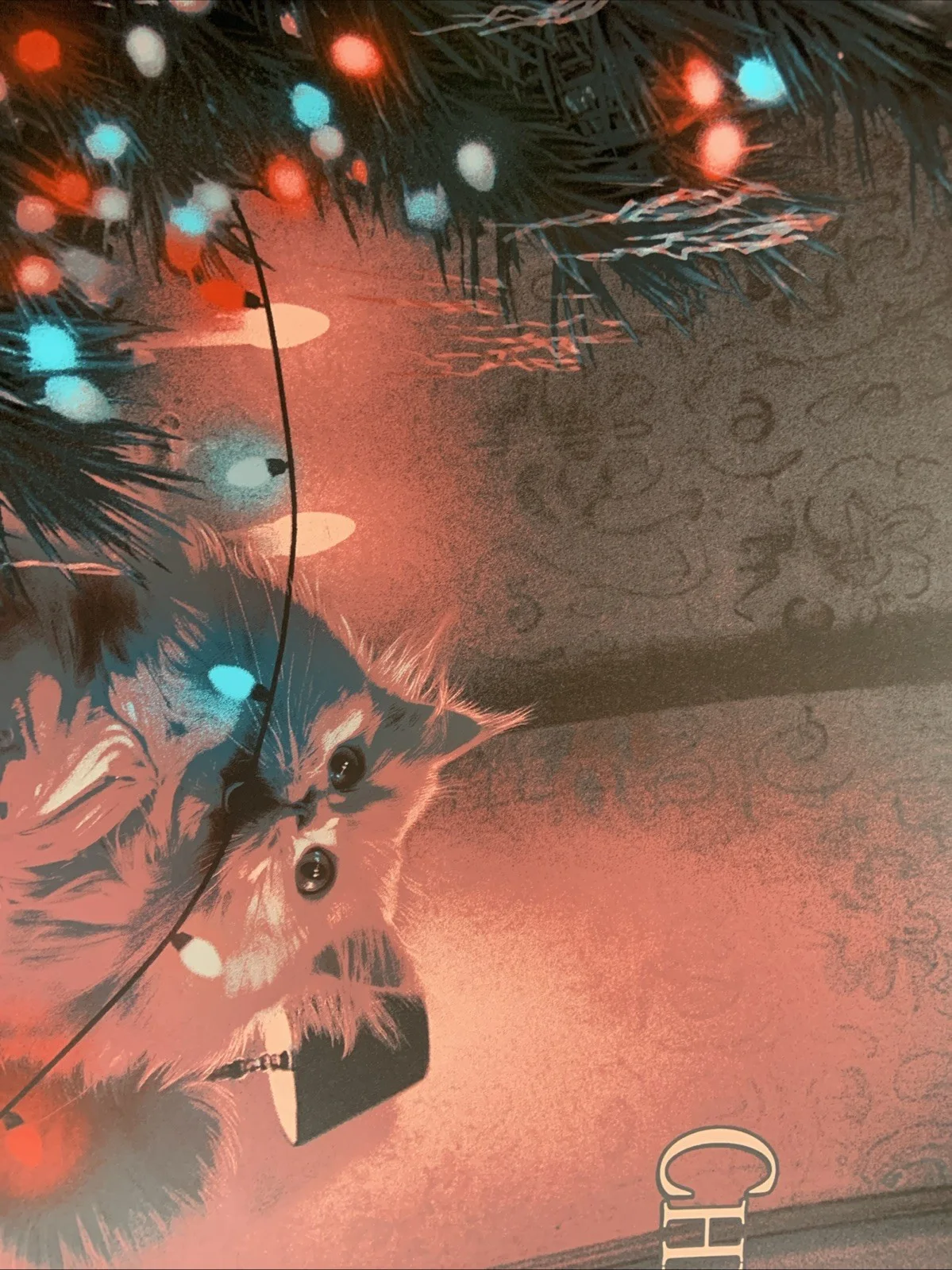 National Lampoons Christmas Location Bottle Neck Gallery Rare Variant 36x24, image 5
