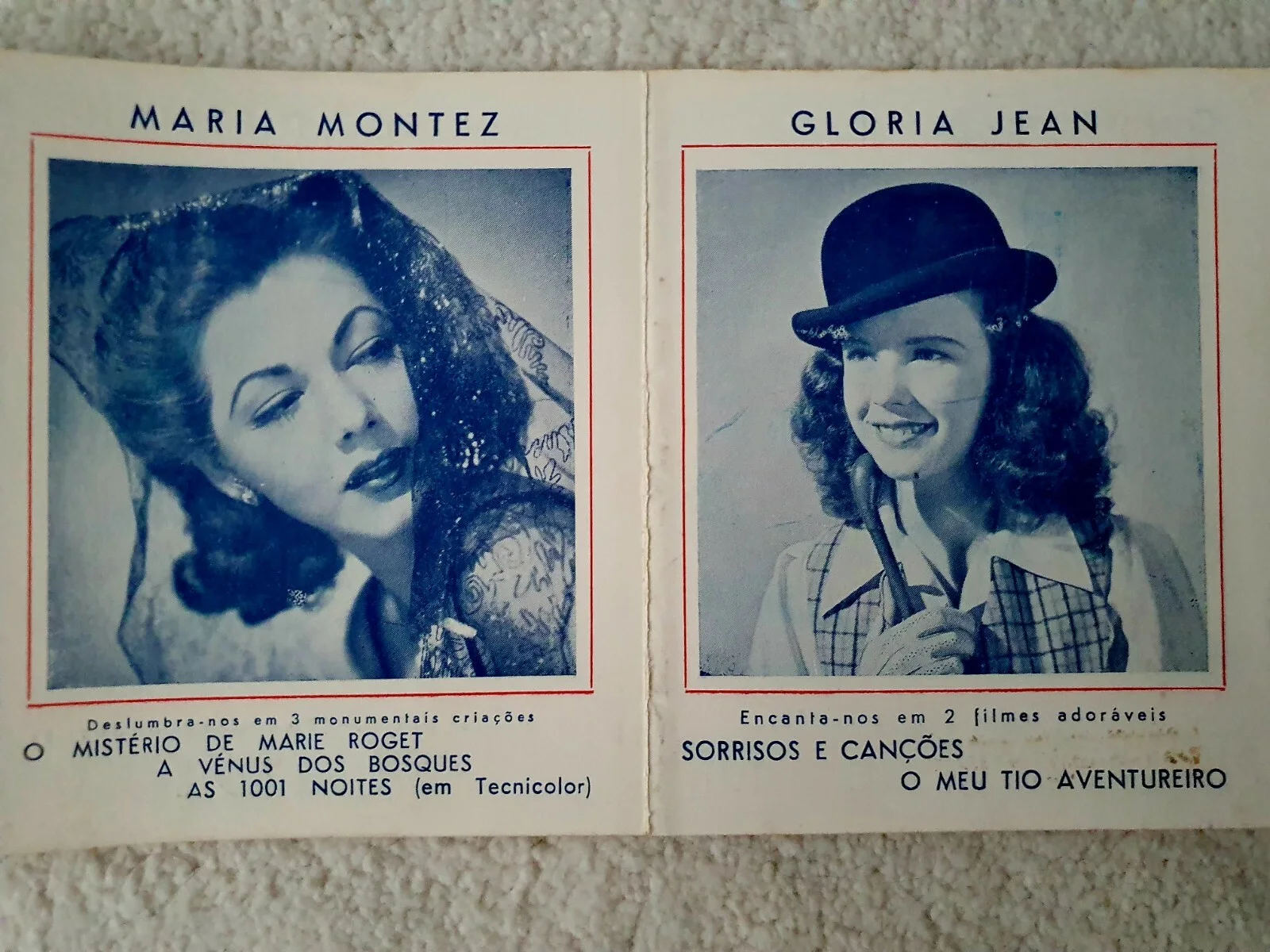 ORIGINAL 1943 UNIVERSAL SALES PROMO - DURBIN, MONTEZ, DIETRICH, ABBOTT COSTELLO, изображение 4