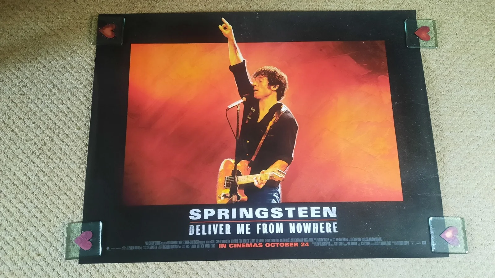 SPRINGSTEEN Deliver Me From Nowhere Original UK Quad Cinema Poster 30x40", image 2