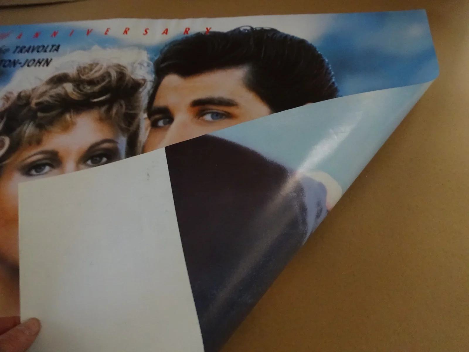 Grease Double Sided Movie Poster 40"x30" A 1973 Movie Classic - 20th Anniversary, изображение 2