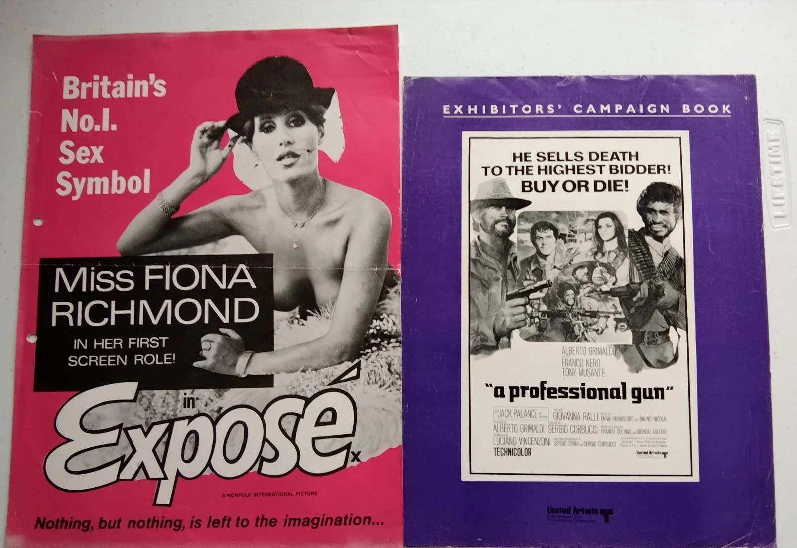 JOB LOT OF VARIOUS FILM CAMPAIGN BROCHURES & PROMOTIONAL MATERIAL., изображение 3