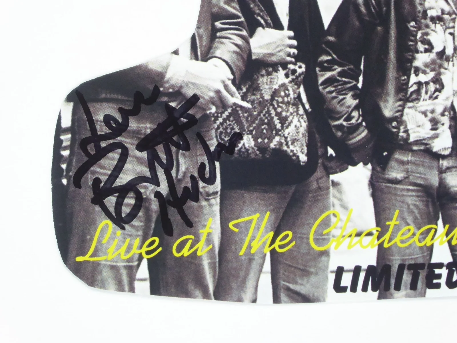 Mark Hudson Brett Hudson Brothers Signed Paper Cut Live at the Chateau 1978, изображение 2