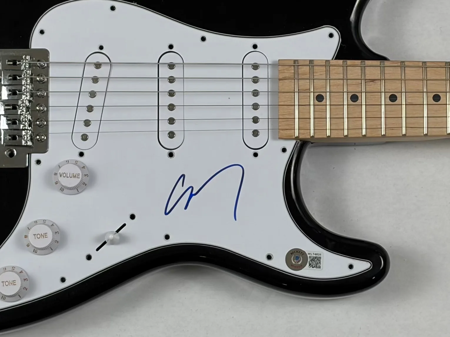 Corey Taylor Signed Autograph SLIPKNOT Electric Guitar Proof Beckett Witness COA, изображение 4