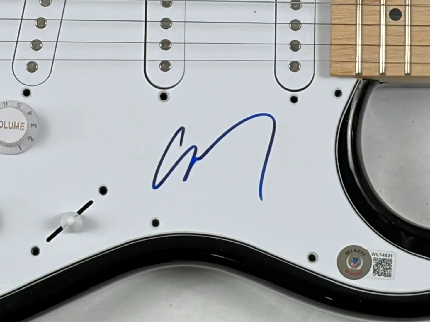 Corey Taylor Signed Autograph SLIPKNOT Electric Guitar Proof Beckett Witness COA, изображение 5