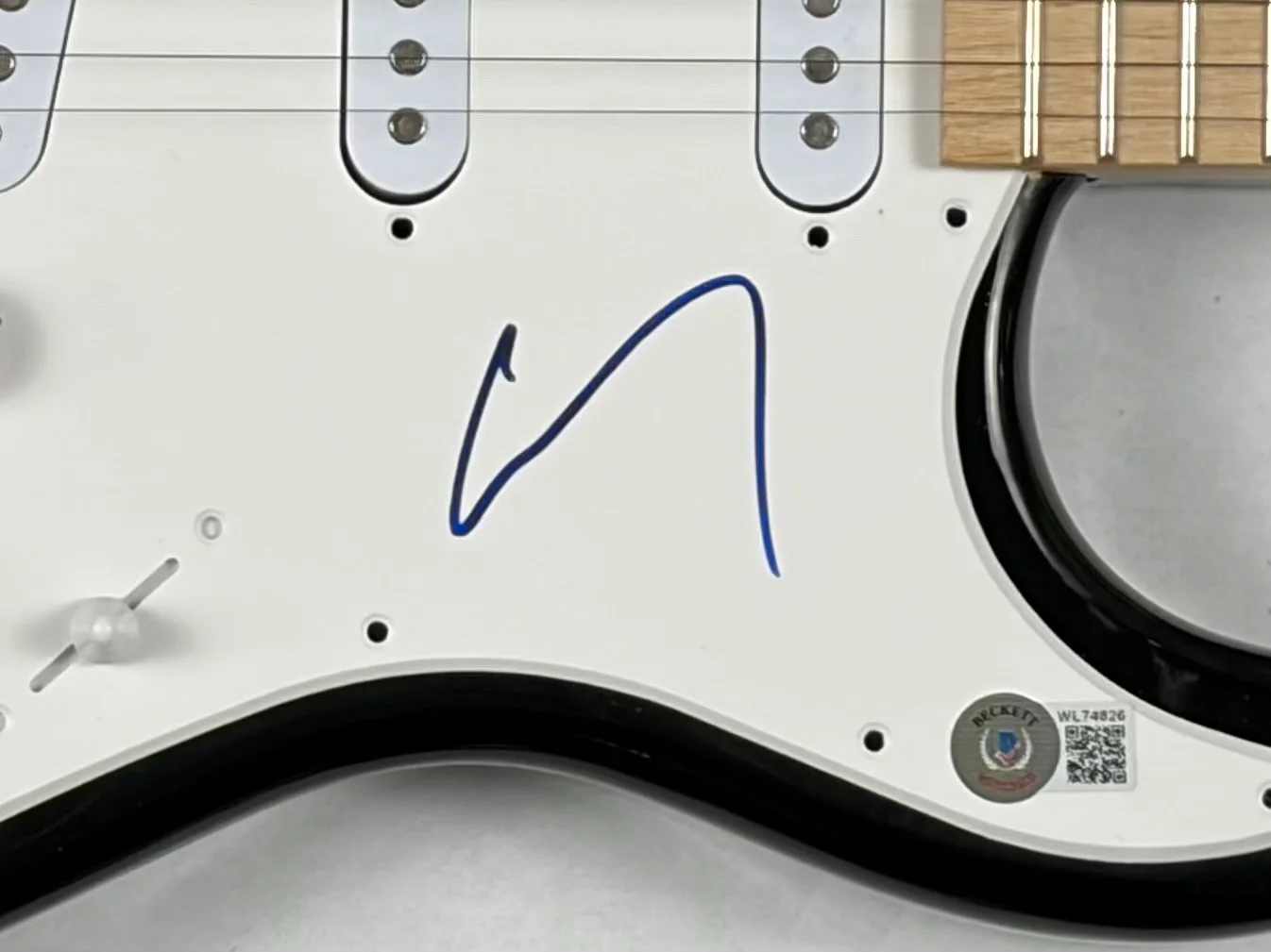 Corey Taylor Signed Autograph SLIPKNOT Electric Guitar Proof Beckett Witness COA, изображение 5