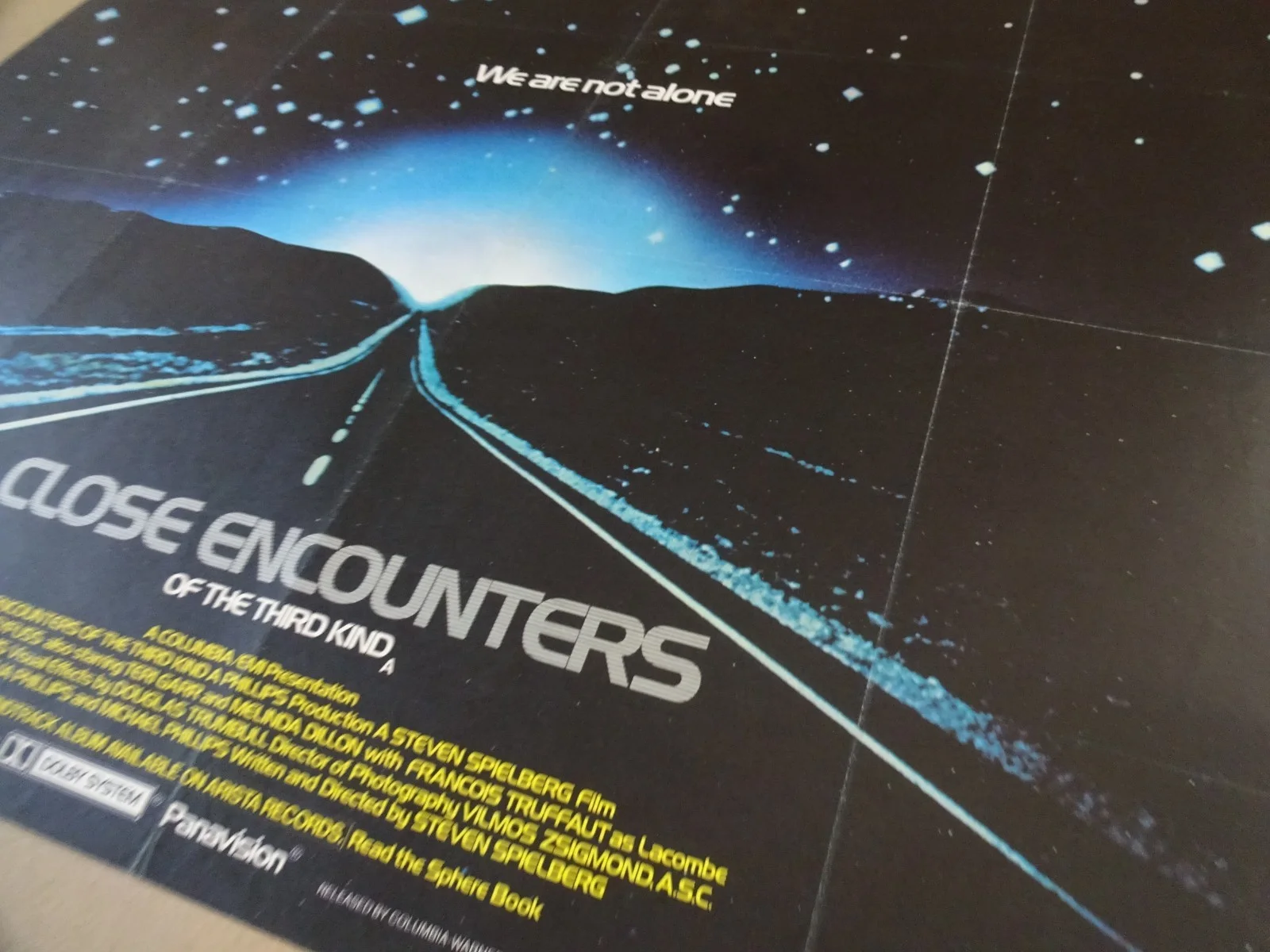 Close Encounters of the Third Kind Original 1977 Movie Poster 40"x30" R.Dreyfuss, изображение 2