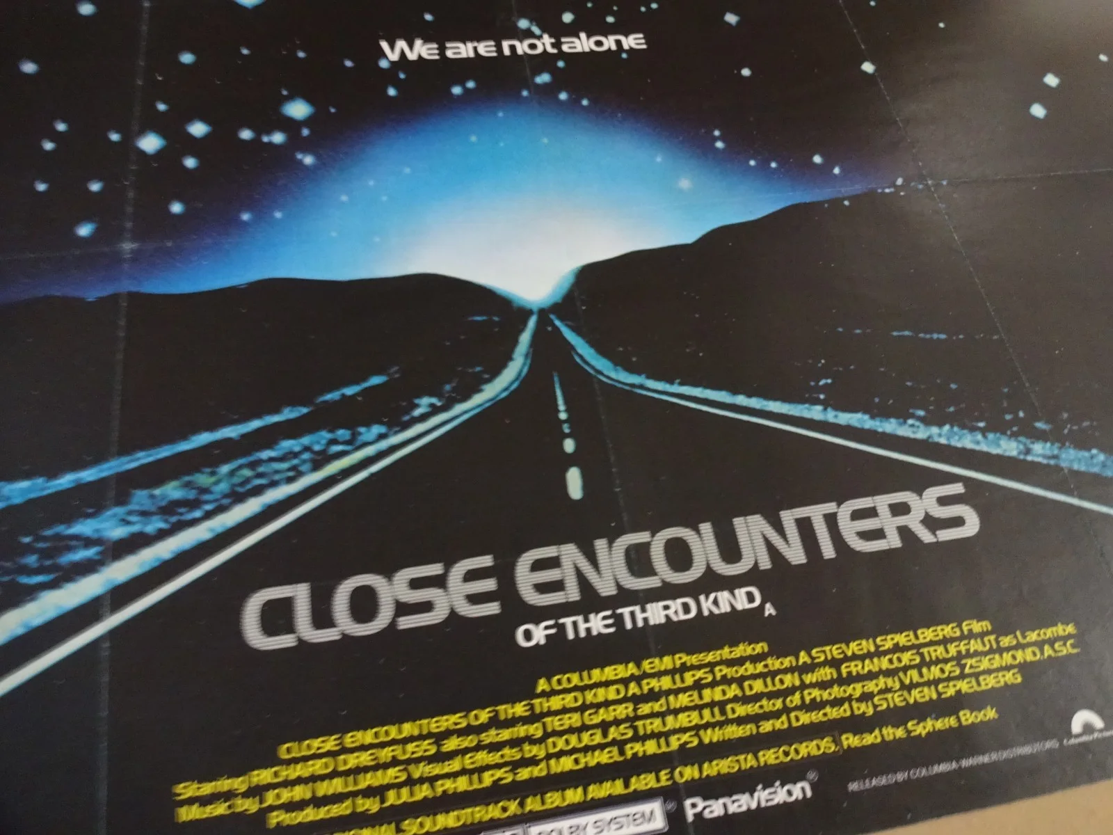 Close Encounters of the Third Kind Original 1977 Movie Poster 40"x30" R.Dreyfuss, изображение 3