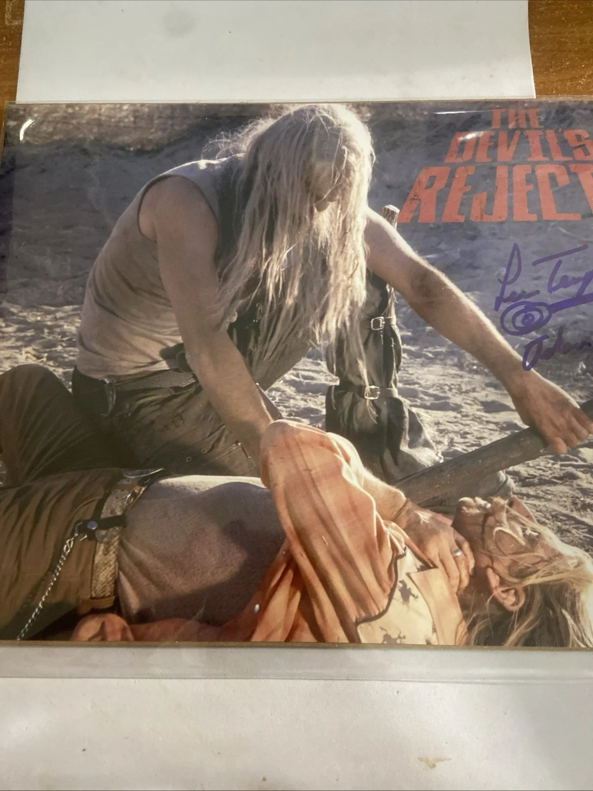 Lew Temple — Lew Temple “Adam Banjo” The Devil’s Rejects Signed 8x10 Beckett Authenticated, image 2