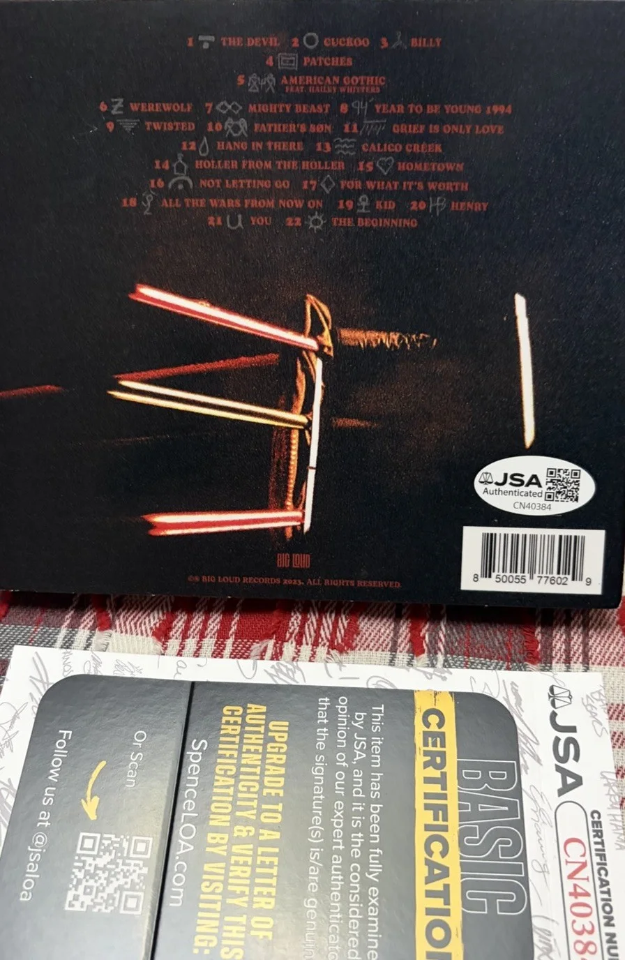 Steven Wilson — Steven Wilson Jr. Autographed Signed Son Of A Dad CD JSA Coa, изображение 2