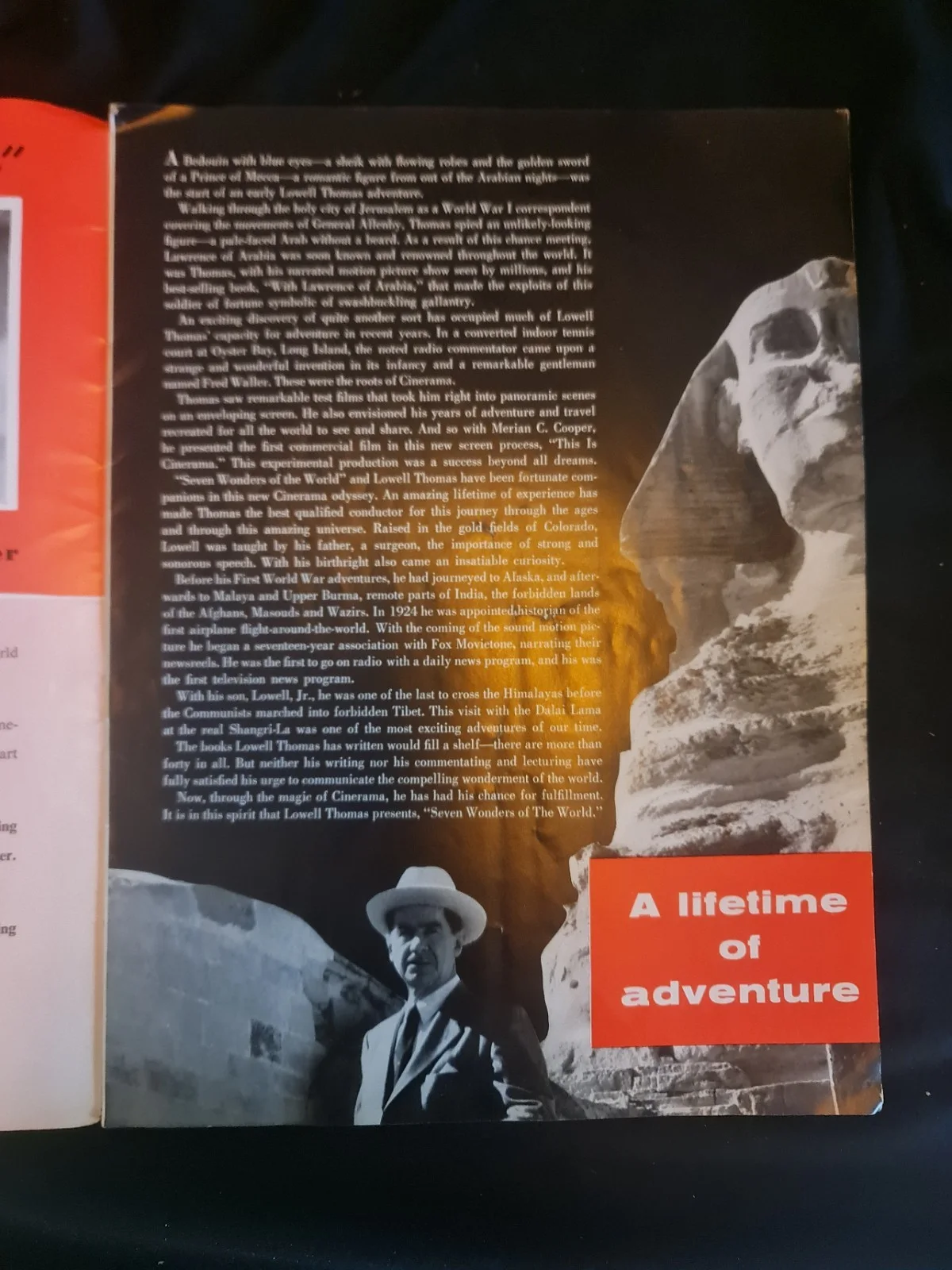 Seven Wonders of the World Cinerama Programme 1956 | London Casino Lowell Thomas, изображение 4